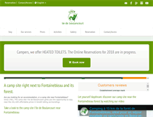 Tablet Screenshot of camping-iledeboulancourt.com